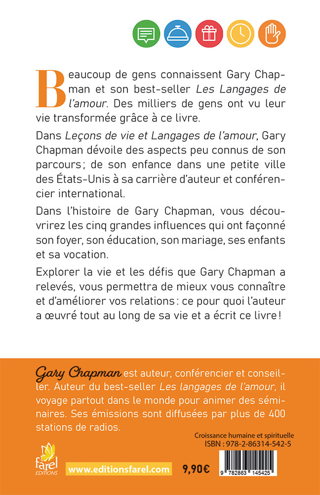 Leçons de vie et Langages de l'amour - Une autobiographie utile de Gary Chapman