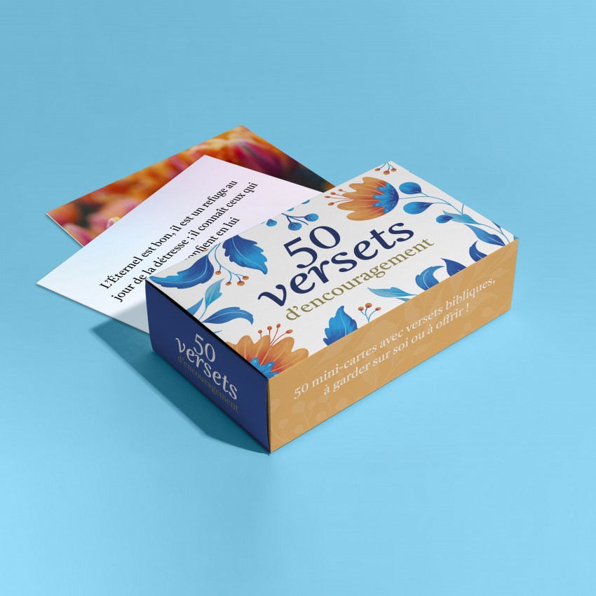 Lot de 50 mini-cartes d'encouragement