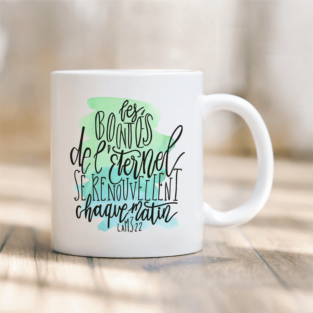 Tasse "Les bontés de l'Eternel"