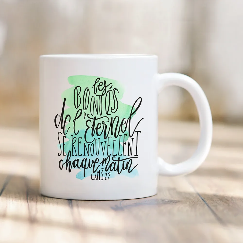 Tasse "Les bontés de l'Eternel"