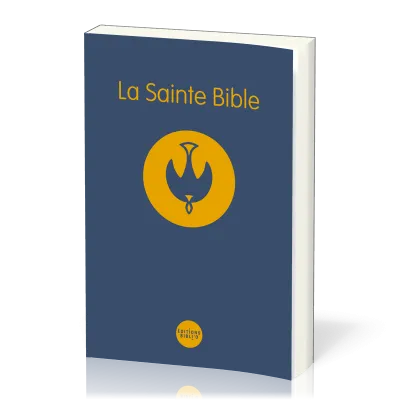 Bible Colombe broché - Couverture souple bleue