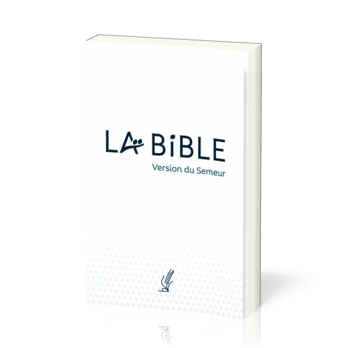 Bible Semeur, couverture souple blanche, tranche blanche