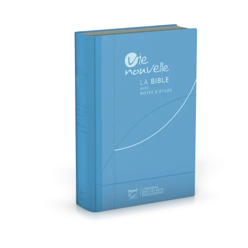 Bible Segond 21 Vie Nouvelle - toile bleue - tranche argent