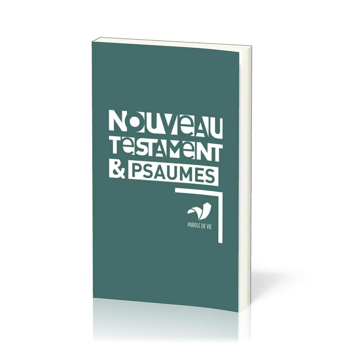 Nouveau Testament et Psaumes - Parole de vie, broché blanc et lettres hébreux