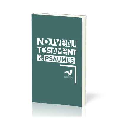 Nouveau Testament et Psaumes - Parole de vie, broché blanc et lettres hébreux