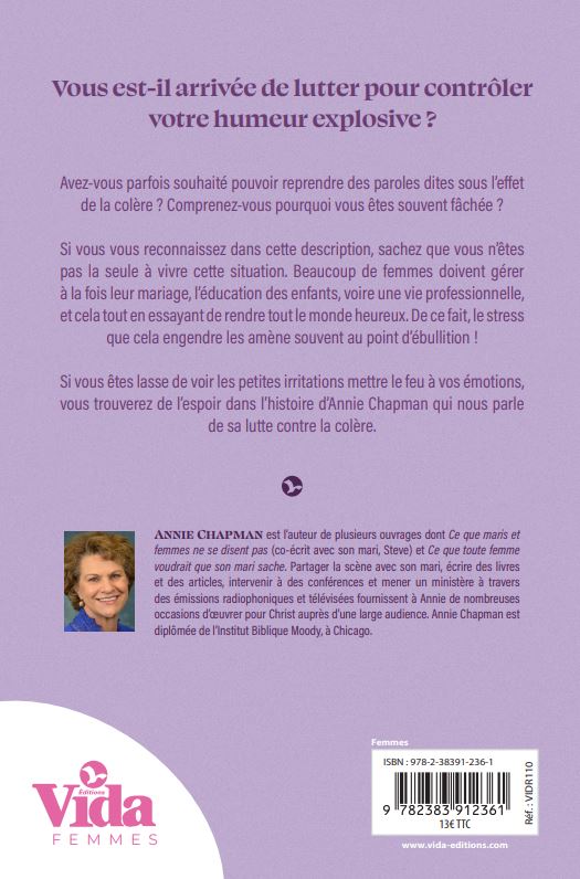 Réponse d'une femme à la colère (La) - Comment maitriser vos émotions