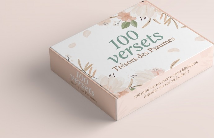 Lot de 100 mini - Cartes Trésors des Psaumes