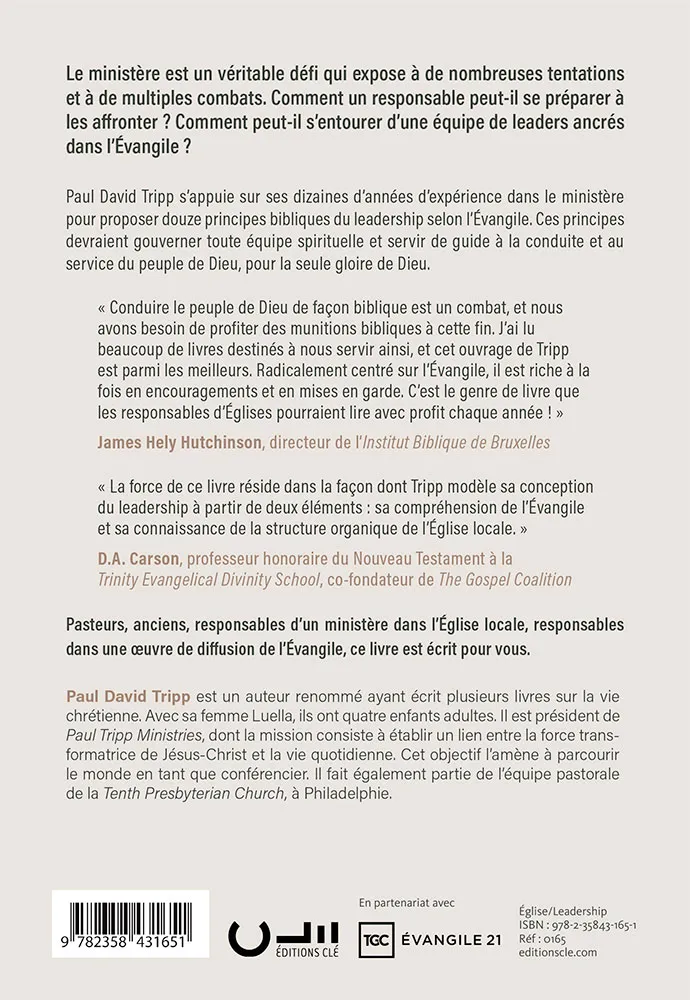 Conduire l'Eglise - 12 principes du leadership selon l'Evangile