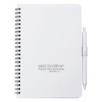 Carnet de note blanc "Garde ton coeur..." avec stylo