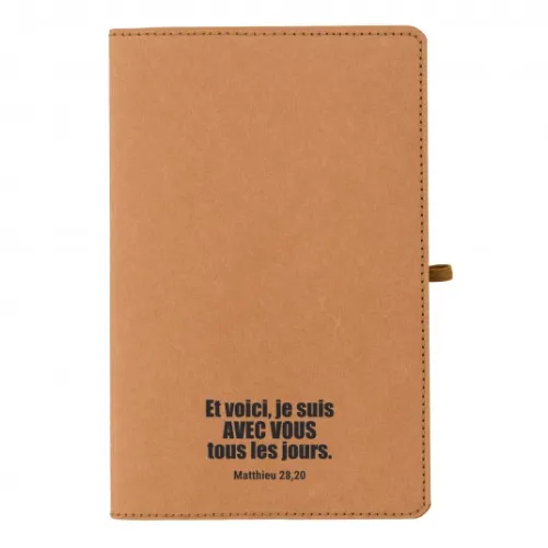 Carnet en papier kraft lavé A5 Matthieu 28.20