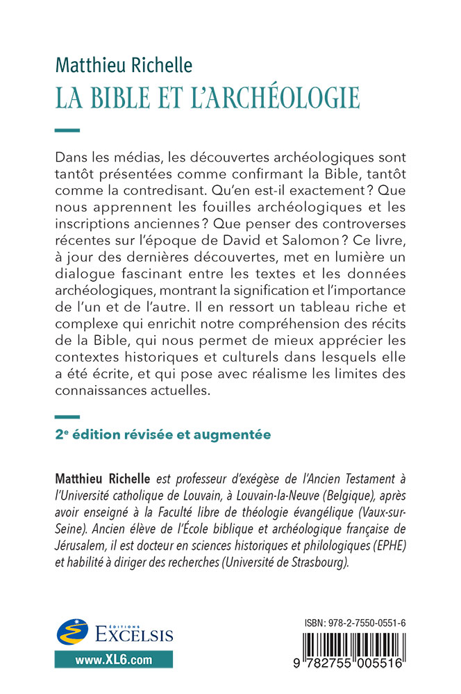 Bible et l'archéologie (La) - 2ème édition révisée et augmentée