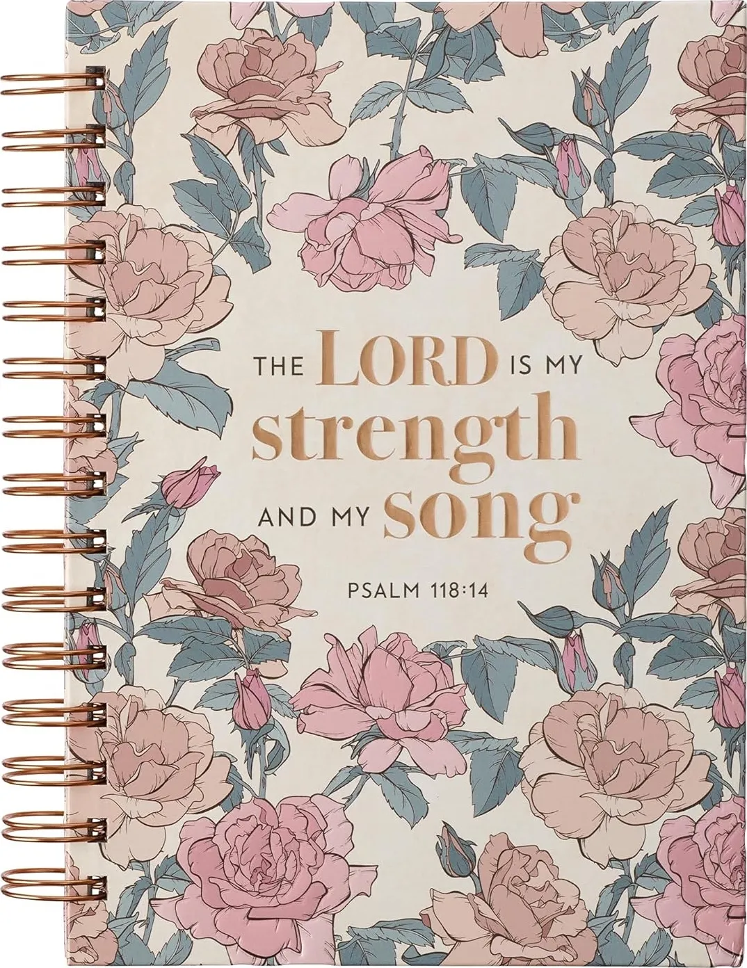Journal Large Wire My strength and my song - avec anneaux