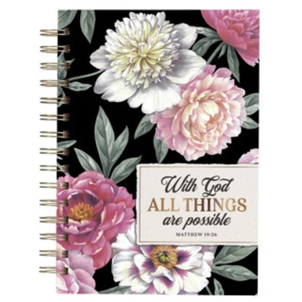 ALL THINGS ARE POSSIBLE FLORA NOTE BOOK