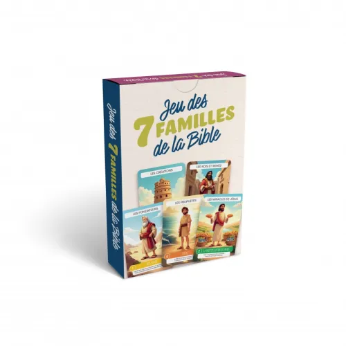 Jeu de cartes "Les familles de la Bible"