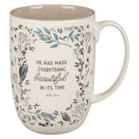 Tasse "Everything Beautiful" Ecc. 3.11 Crème