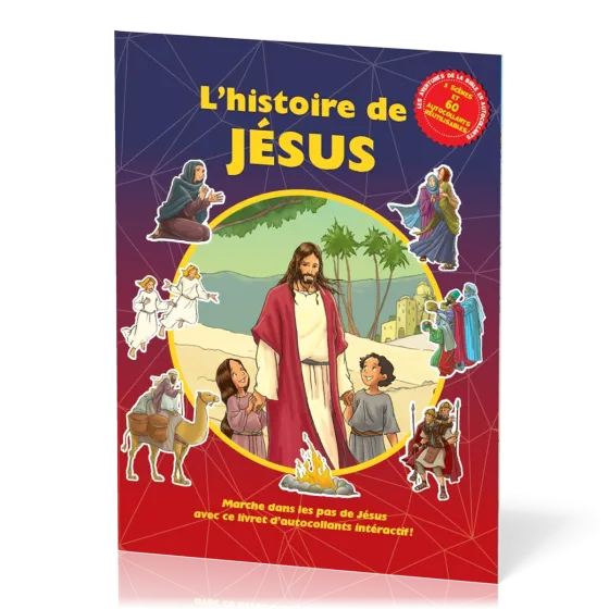 Histoire de Jésus- Marche dans les pas de Jésus avec autocollants