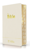 Bible Segond 21 compacte (Premium Style) - couverture souple toile blanche, tranches dorées et ongle