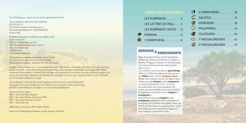 Ton GPS biblique-Zoom sur les lettres générales de Paul