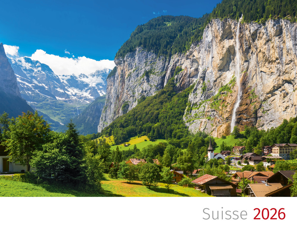 Calendrier Paysages suisses - français