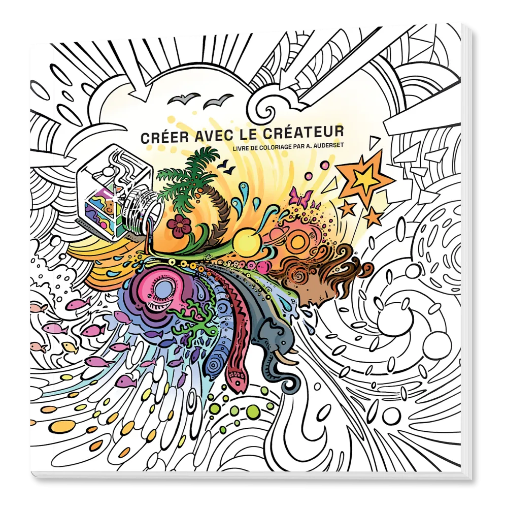 Créer avec le créateur  - Livre de coloriage par A. Auderset