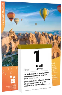 Calendrier Bonne Semence Français à effeuiller