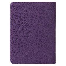 Journal petit  "I can do all this through Him..." violet