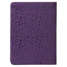 Journal petit  "I can do all this through Him..." violet