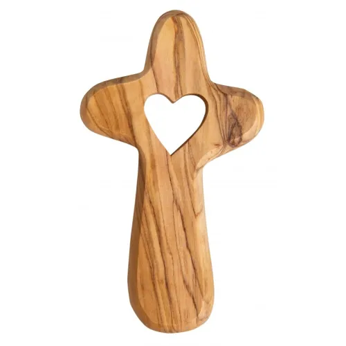 Petite croix en bois d'olivier