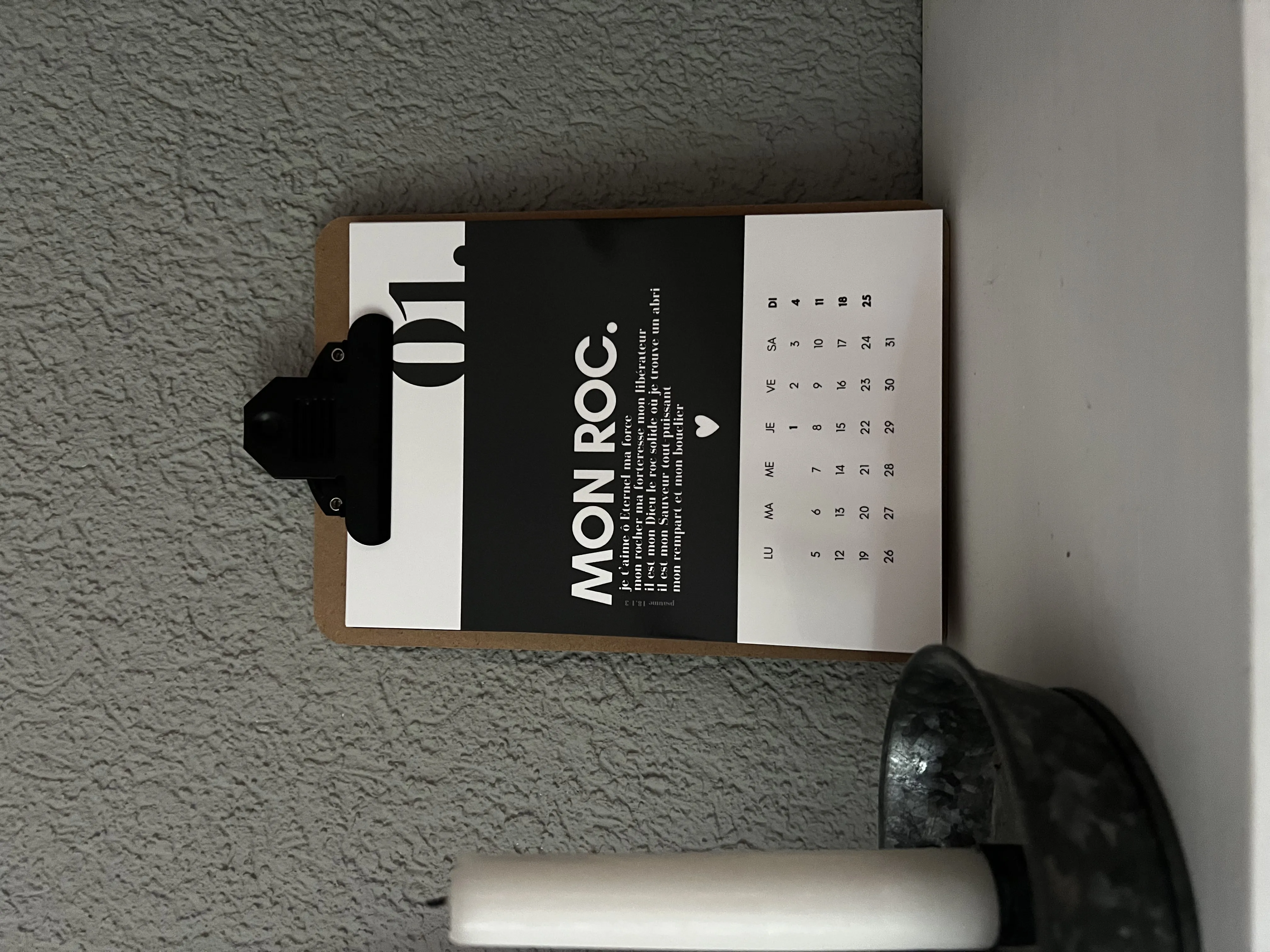Calendrier 1Mot1Verset 2027