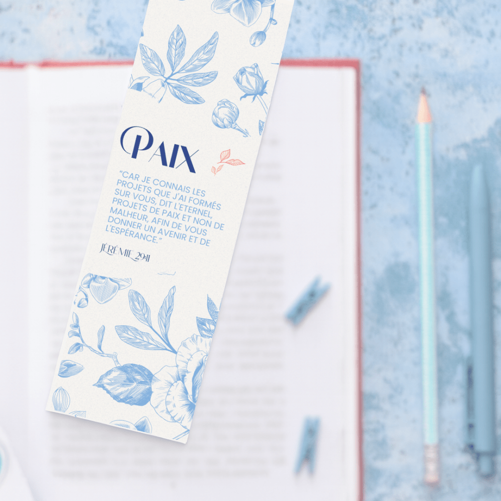 30 jours pour laisser Dieu guérir ton coeur - Pack avec marque-page et poster