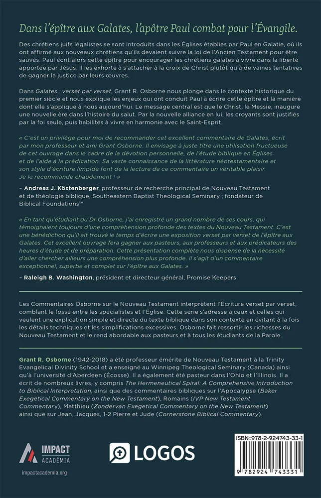 Galates Verset par verset