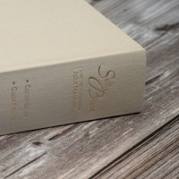 Bible NEG MacArthur semi-rigide, toile beige