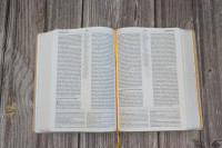 Bible NEG MacArthur semi-rigide, toile beige