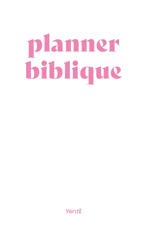 Planner bibilique