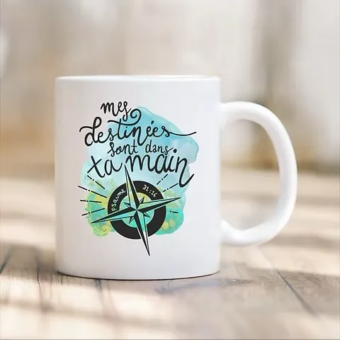 Tasse "Mes destinées sont dans ta main"