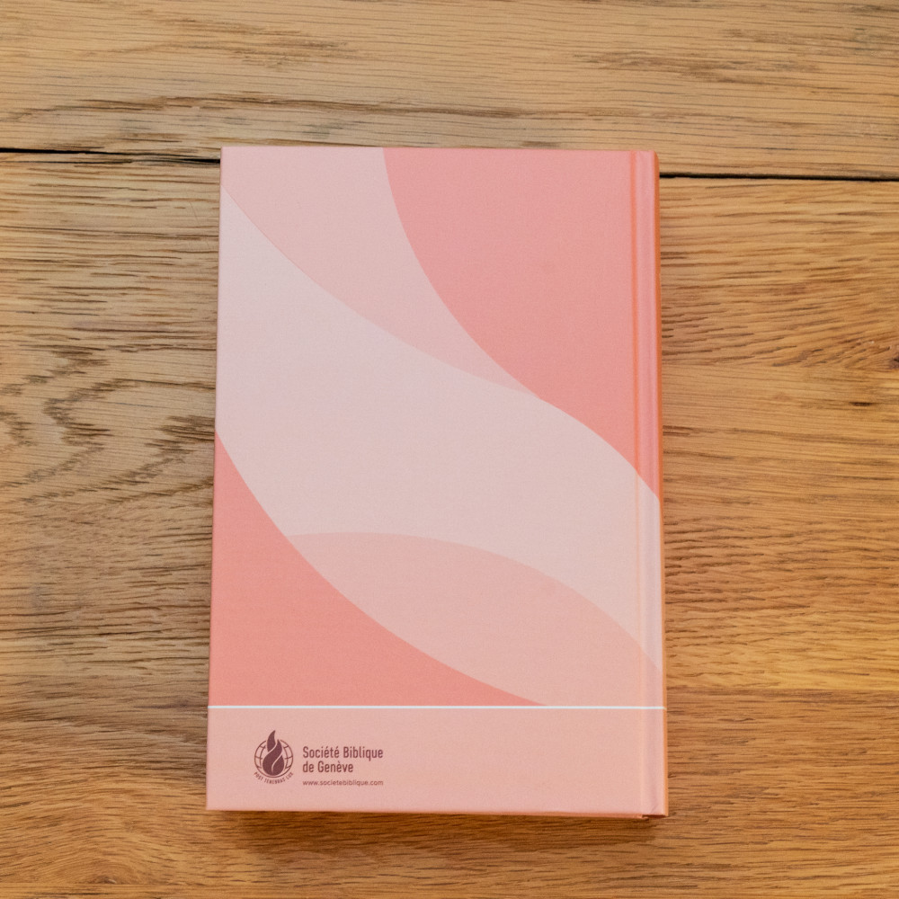 Bible Segond 21, gros caractères - couverture rigide et illustrée - rose