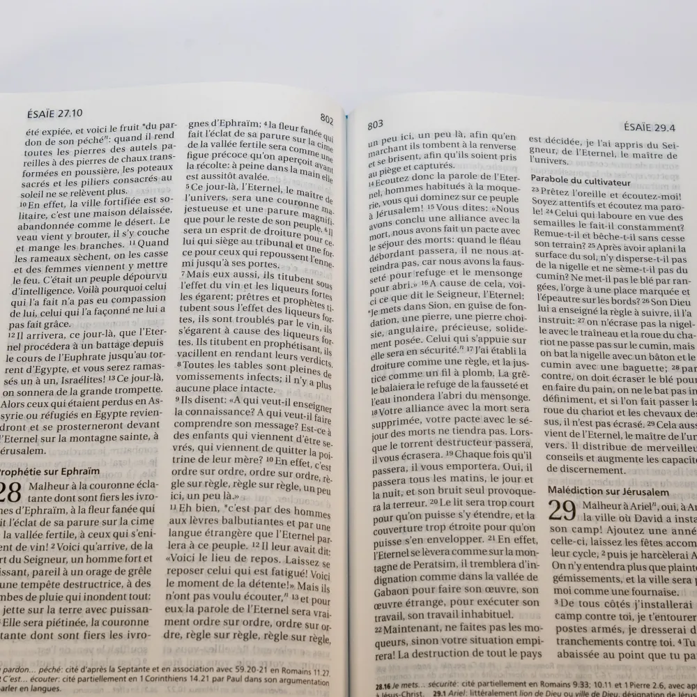 Bible Segond 21 compacte - Couverture rigide imprimée