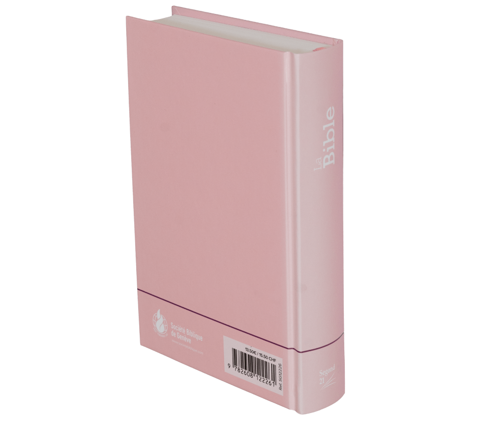 Bible Segond 21 compact rose - couverture rigide Skyvertex