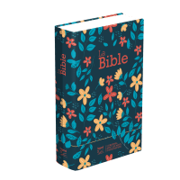 Bible Segond 21 compacte (Premium Style) - Couverture rigide, toilée et matelassée, motif marguerite
