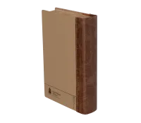 Bible Segond 21 compacte  (Premium style) - Couverture rigide cuir praliné-chocolat - tranches or et