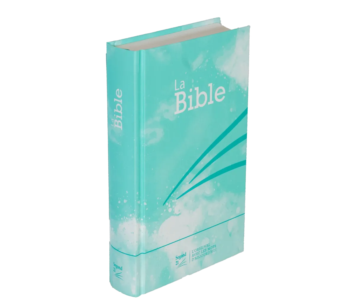 Bible Segond 21 compacte - couverture rigide motif blue turquoise