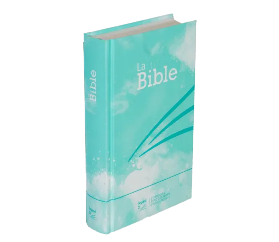 Bible Segond 21 compacte - couverture rigide motif blue turquoise