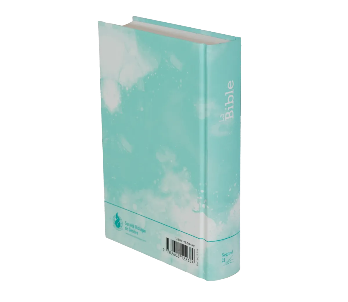 Bible Segond 21 compacte - couverture rigide motif blue turquoise