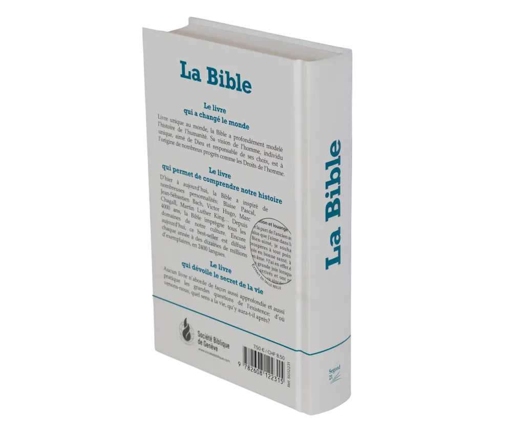 Bible Segond 21 compacte - Couverture rigide imprimée