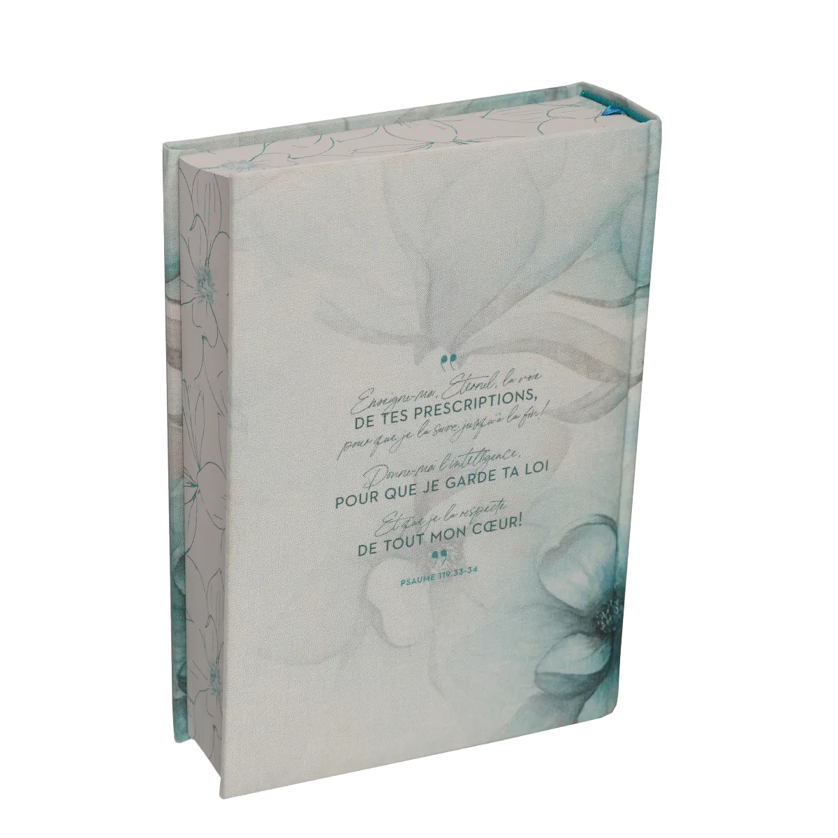 Bible Segond 21 Journal de bord - couverture rigide, toile imprimée motifs, jaspage