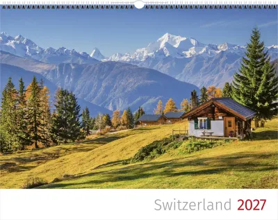 Calendrier Paysages Suisses - anglais