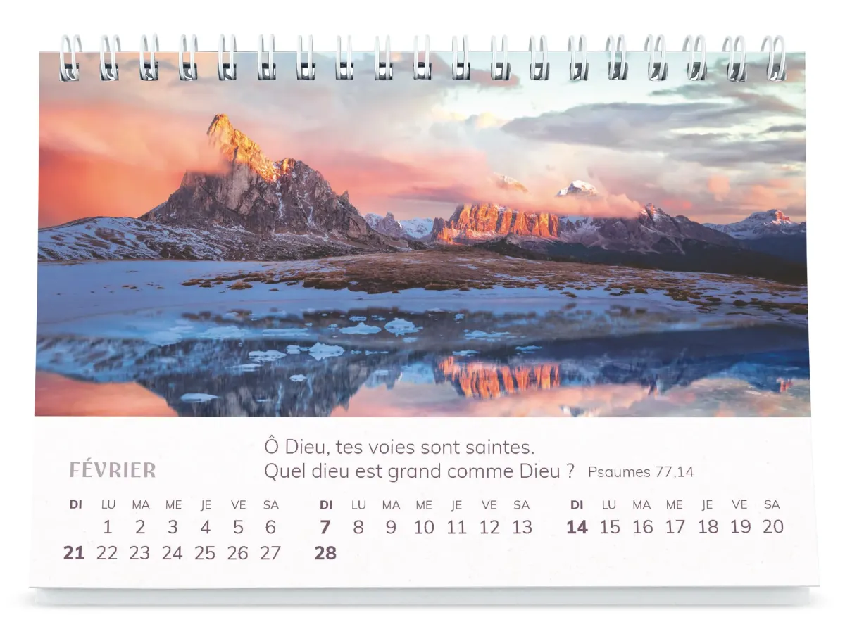 Calendrier à poser - Mini-Panorama