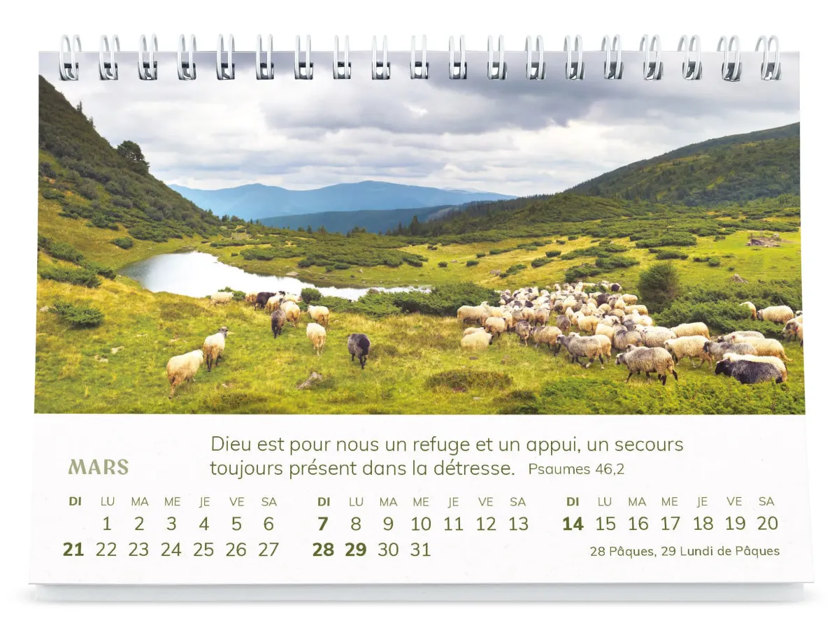 Calendrier à poser - Mini-Panorama