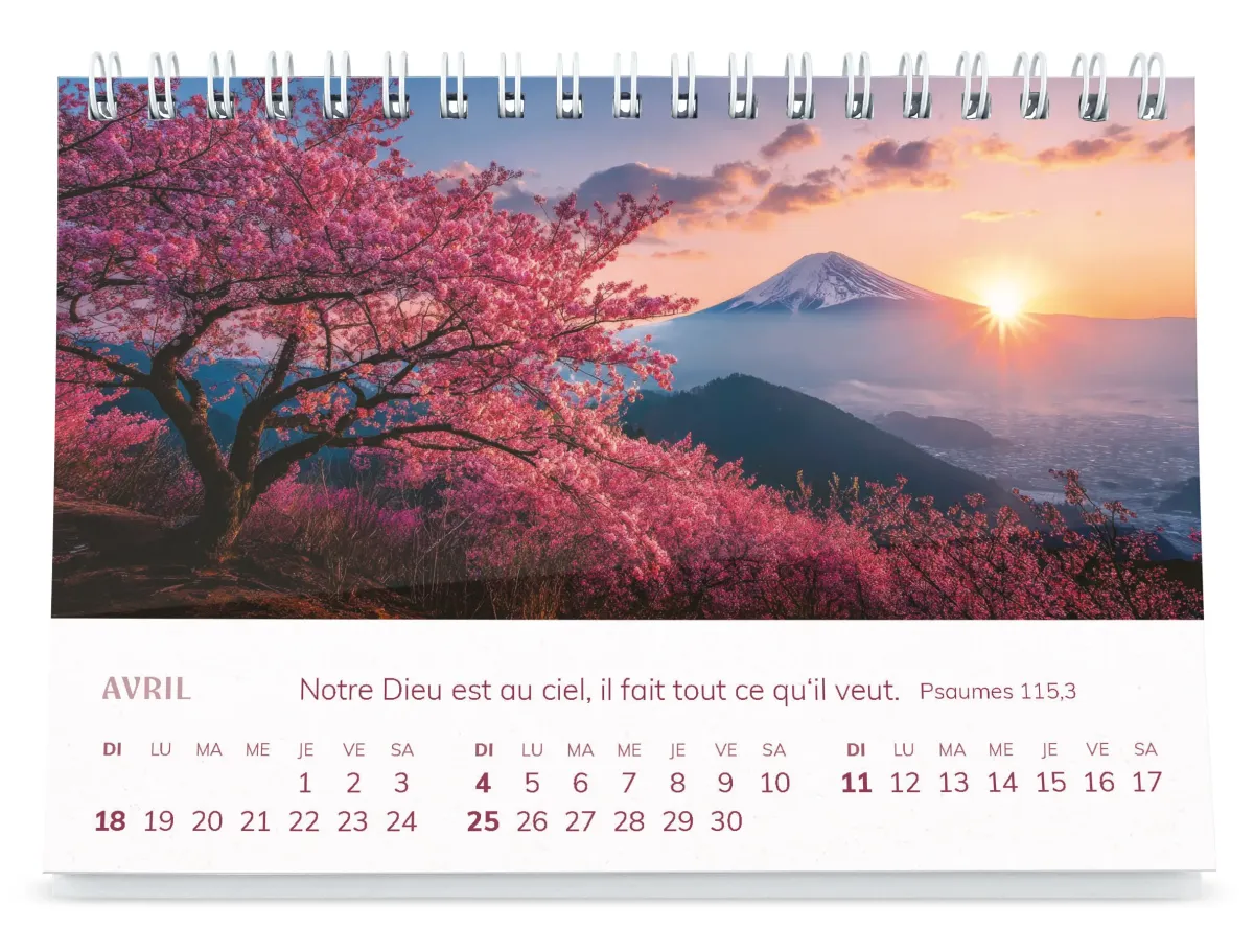 Calendrier à poser - Mini-Panorama