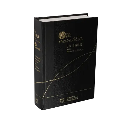 Bible d'étude Vie nouvelle, Segond 21 noire - couverture rigide toilée